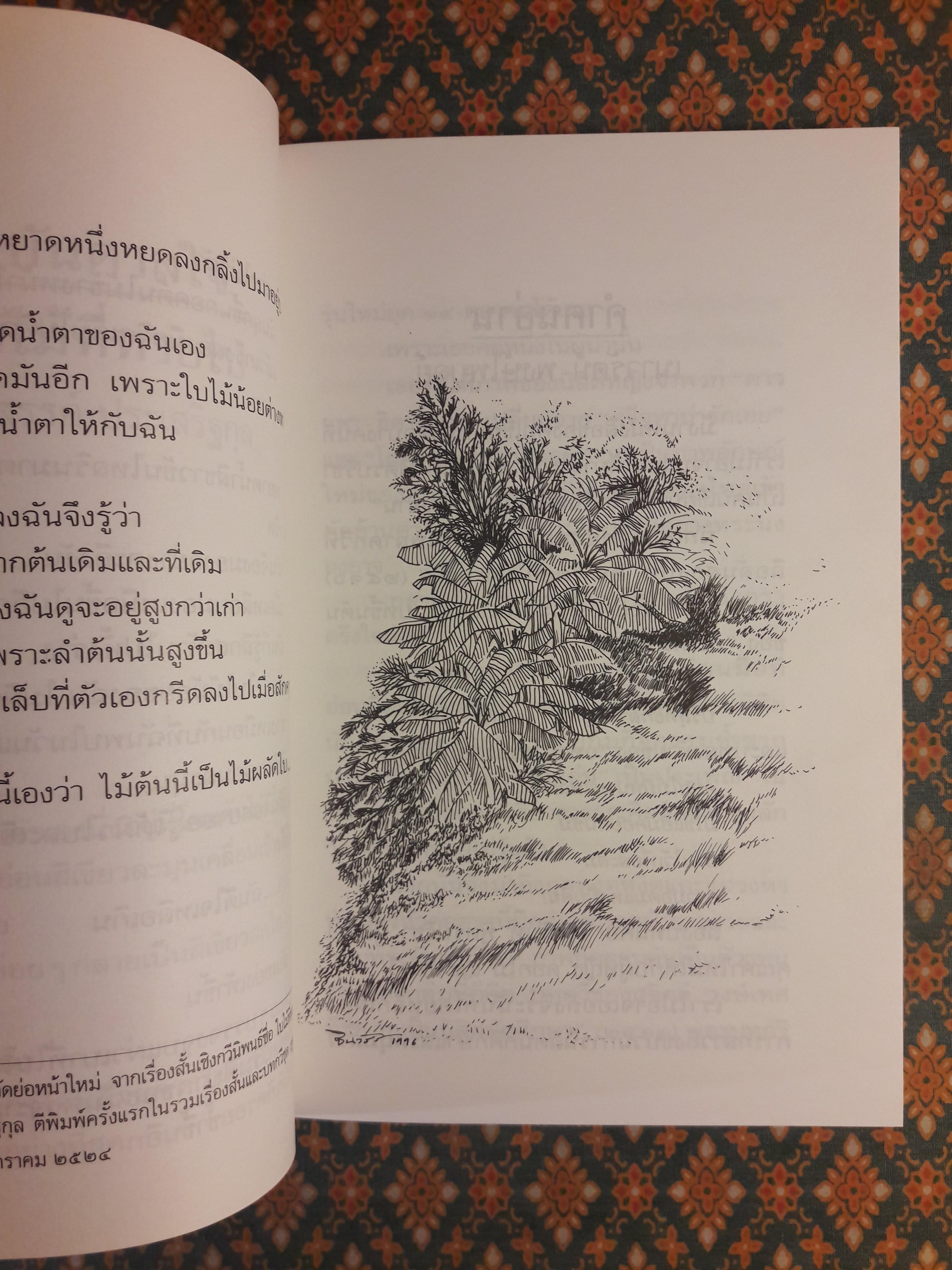 ใบไม้ที่หายไป “หนังสือรางวัลซีไรต์, หนังสือดี 100 เล่ม ที่เด็กและเยาวชนไทยควรอ่าน, 100 หนังสือดี 14 ตุลา“