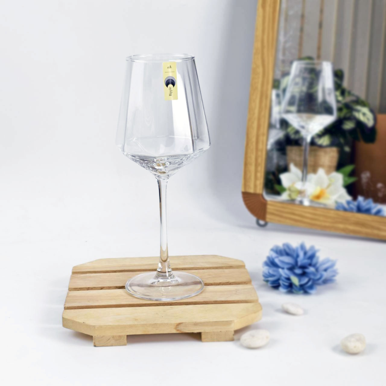 แก้วไวน์ Ripple Wine Glass 430ml. RJS013RW15 (บรรจุ 6 ใบ)