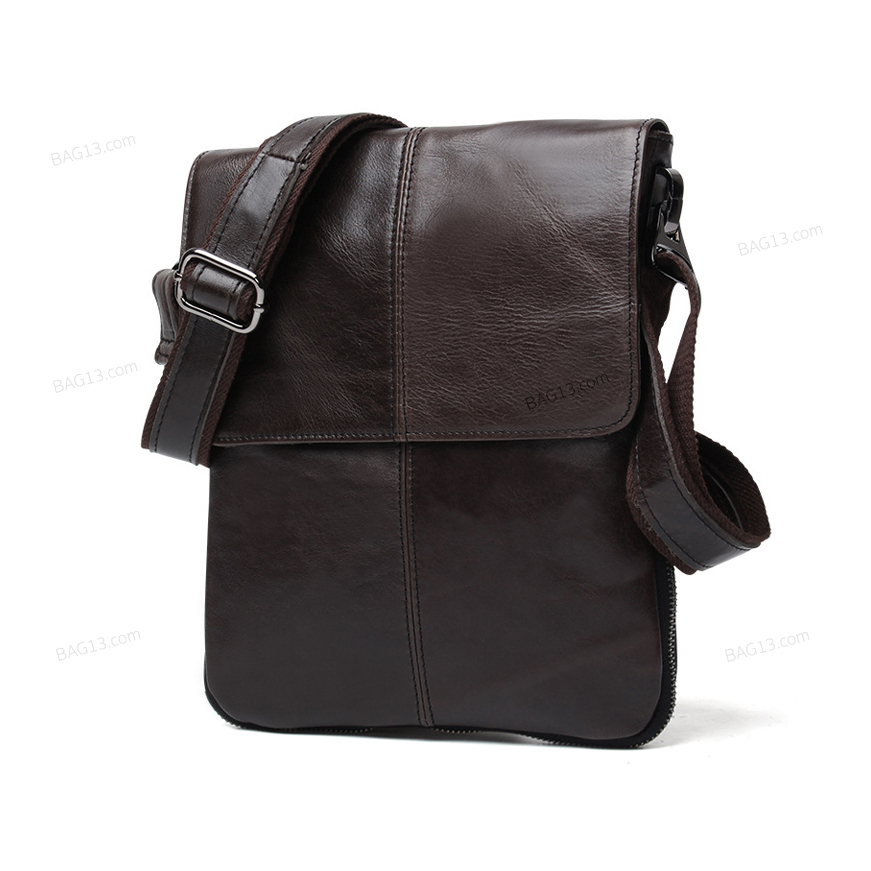 กระเป๋าสะพายข้างผู้ชาย กระเป๋าหนังแท้ผู้ชาย รหัส A026