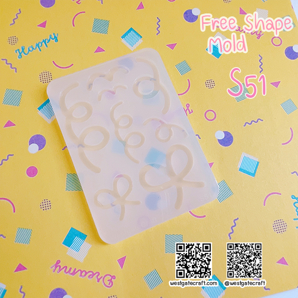 แม่พิมพ์ซิลิโคน S51 Free Shape Mold