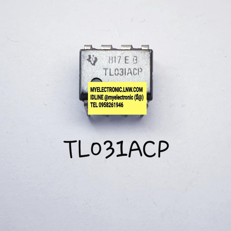 TL031ACPยี่ห้อTEXASตัวถังDIP8ขาราคาตัวละบาท