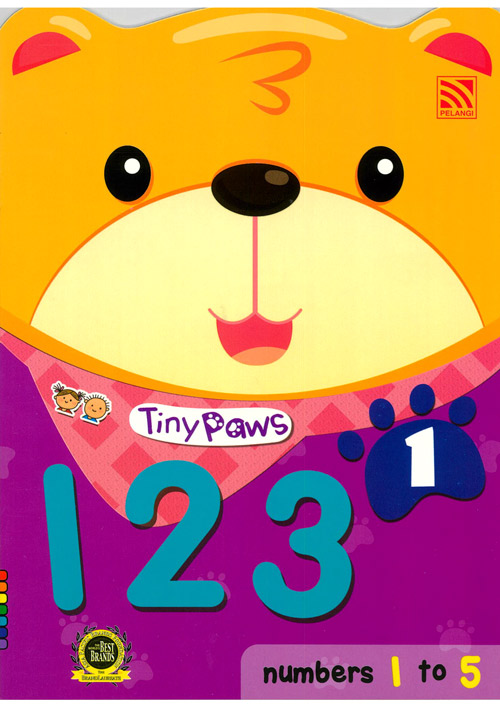 Tiny Paws 123 Book 1 Number 1-5