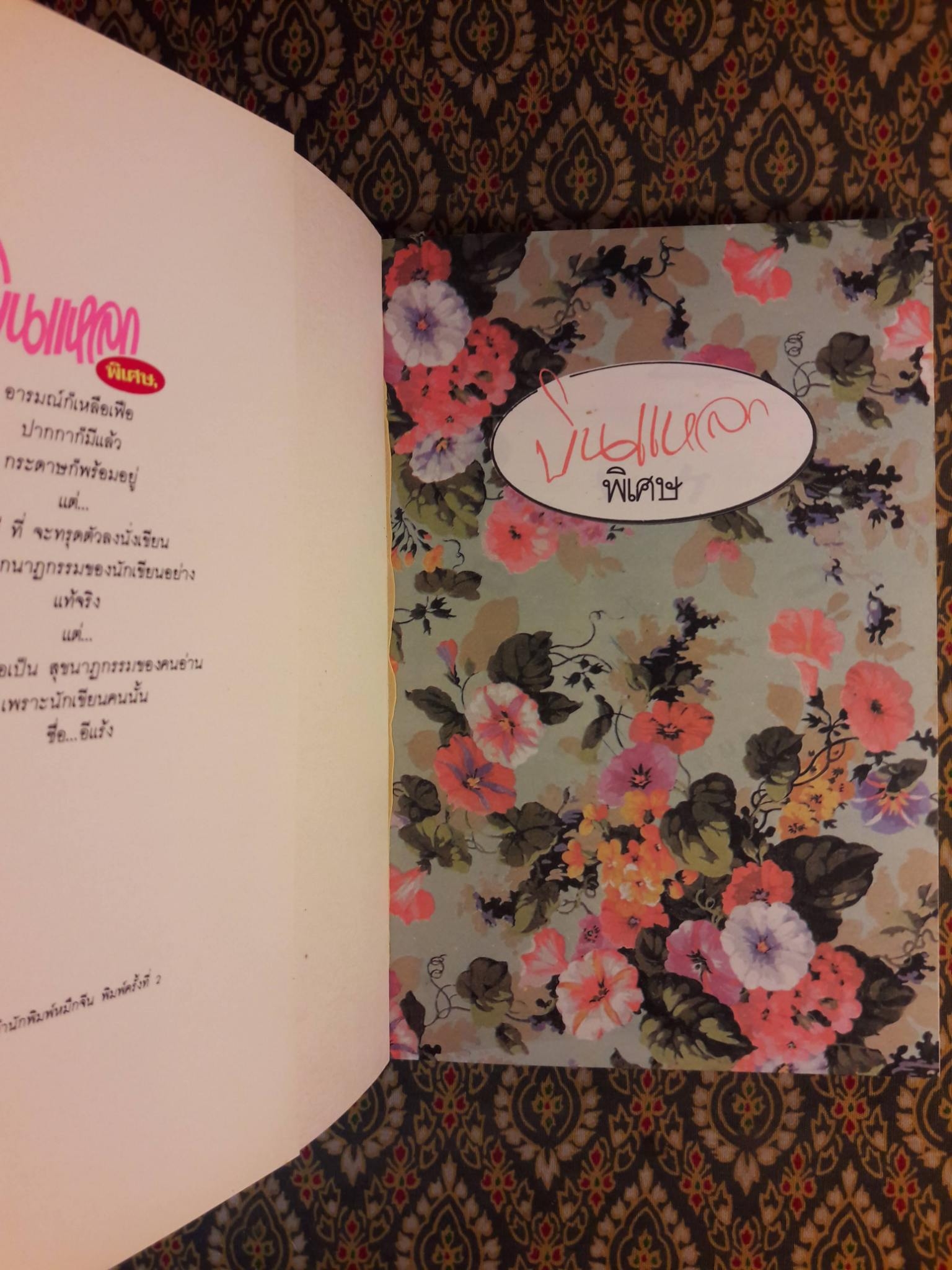 บินแหลก พิเศษ หาที่เขียนเรื่อง