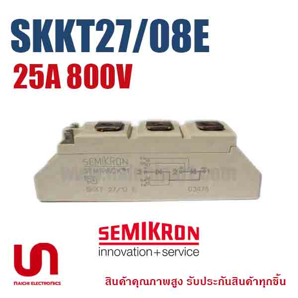 Semikron , SKKT27/08E , 25A 800V