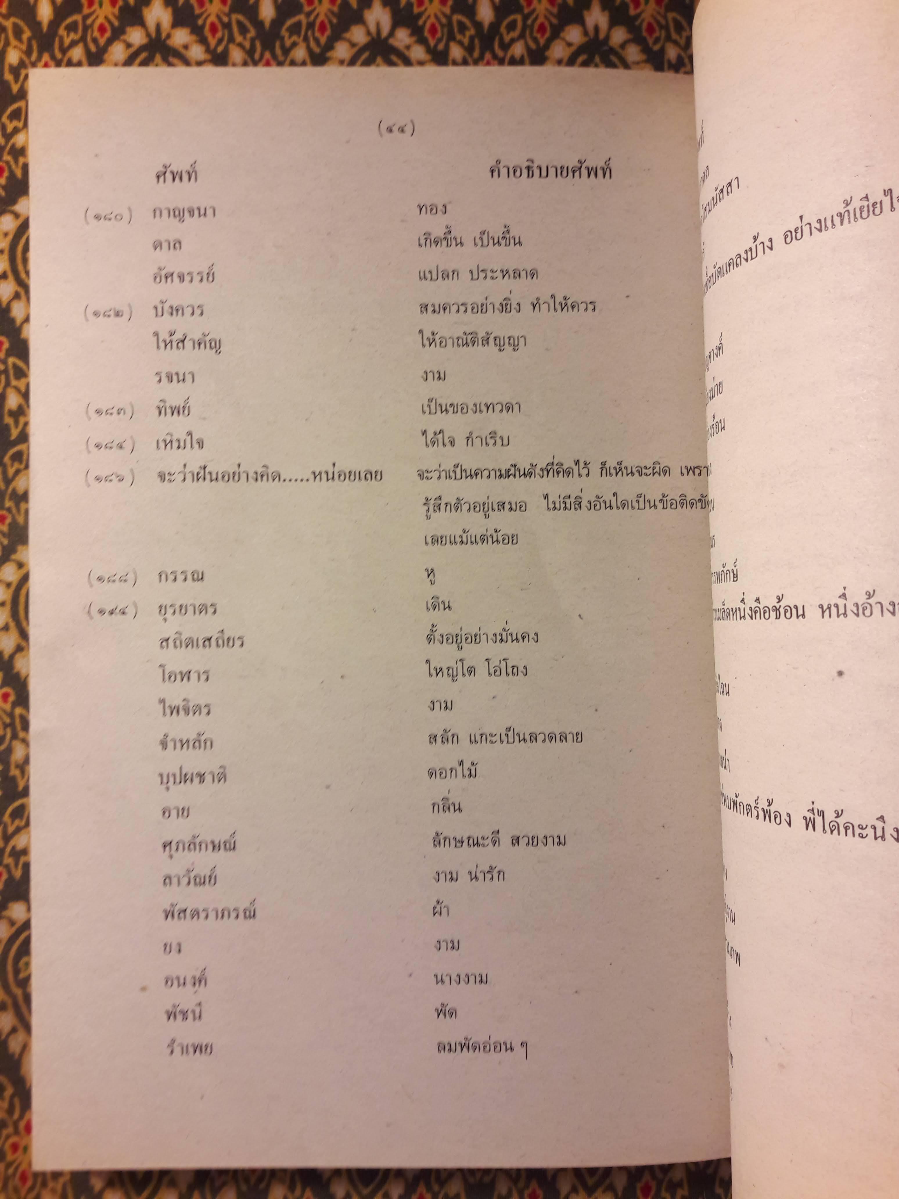 หนังสืออ่านกวีนิพนธ์ เรื่องนิทราชาคริต