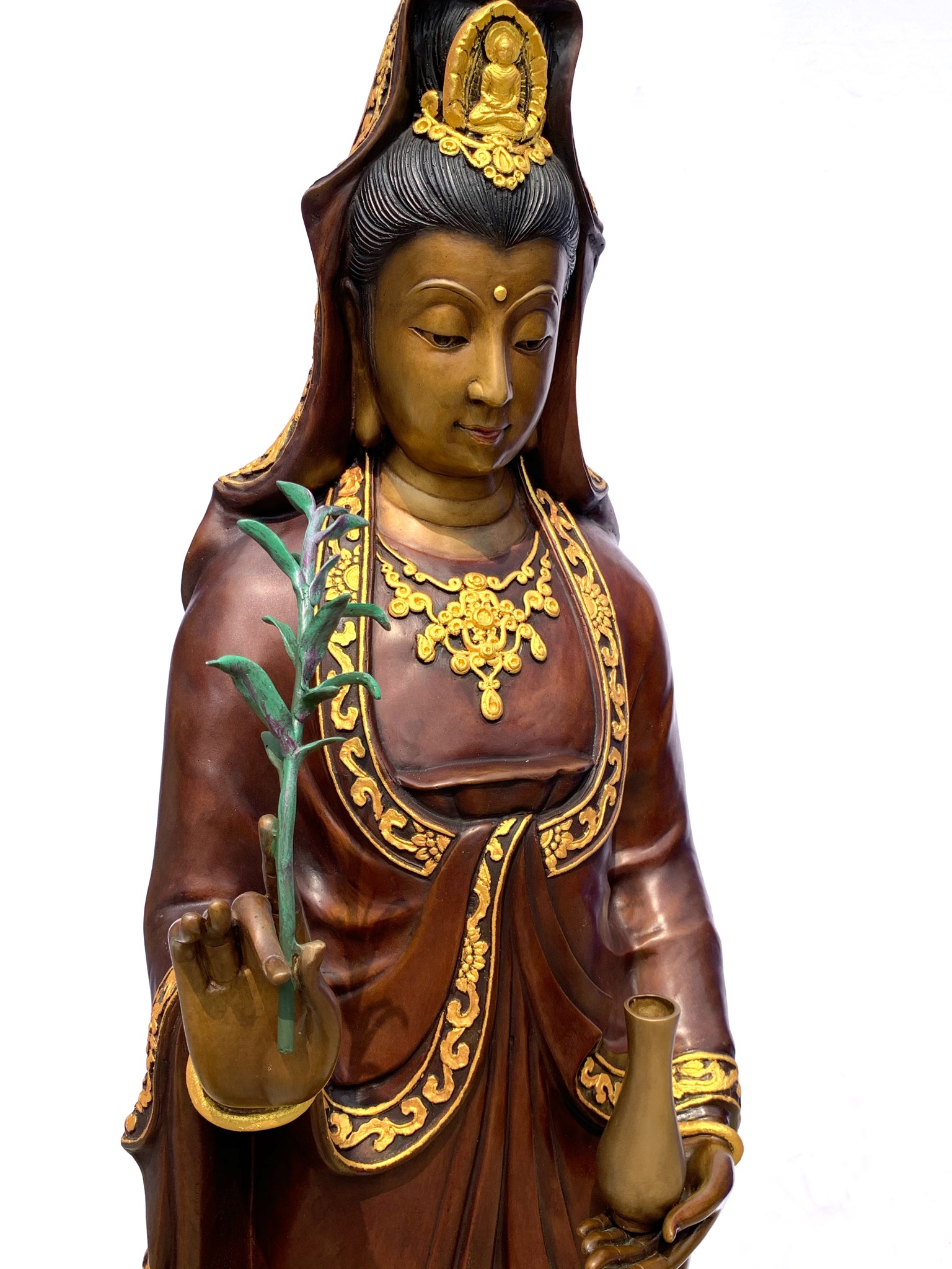 รูปหล่อ เทวรูป พระโพธิสัตว์กวนอิม (เจ้าแม่กวนอิม) 1.5 เมตร