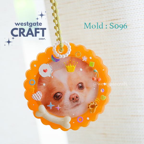 แม่พิมพ์เรซิ่น S096 Top Insert Photo Frame Mold + CSM