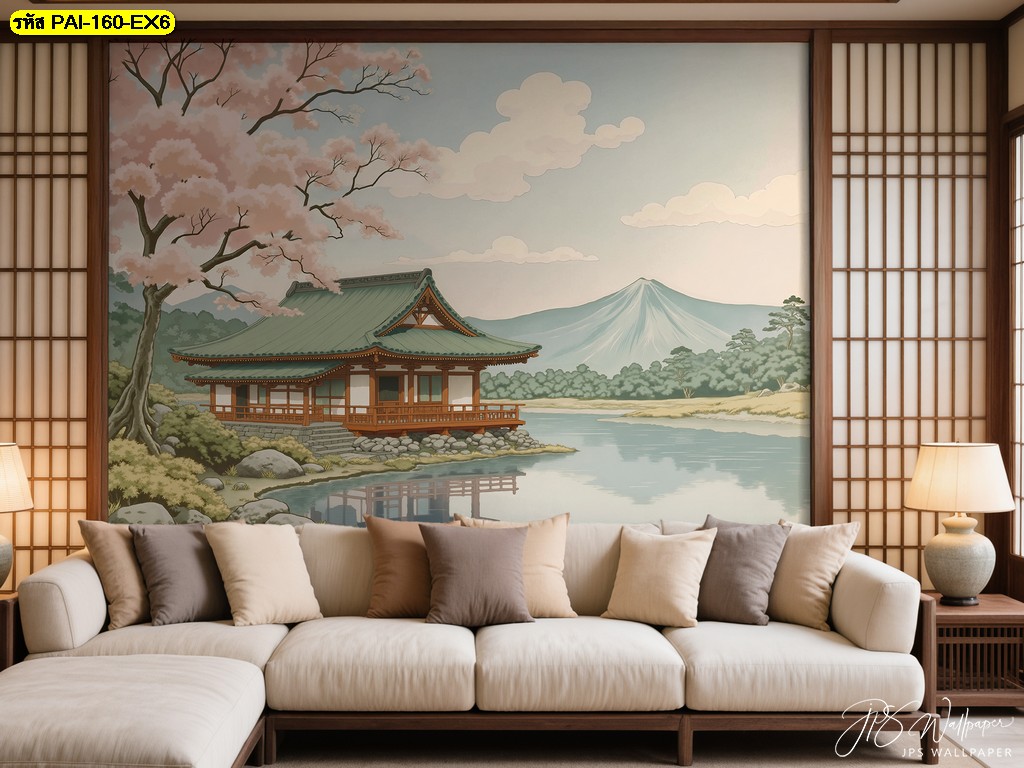 รูปติดผนังลาย Fuji-san งดงามและทรงพลัง