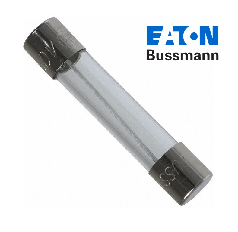 ฟิวส์หลอดแก้ว Bussmann 1.5A 250Vac 6.3x32mm Slow Acting