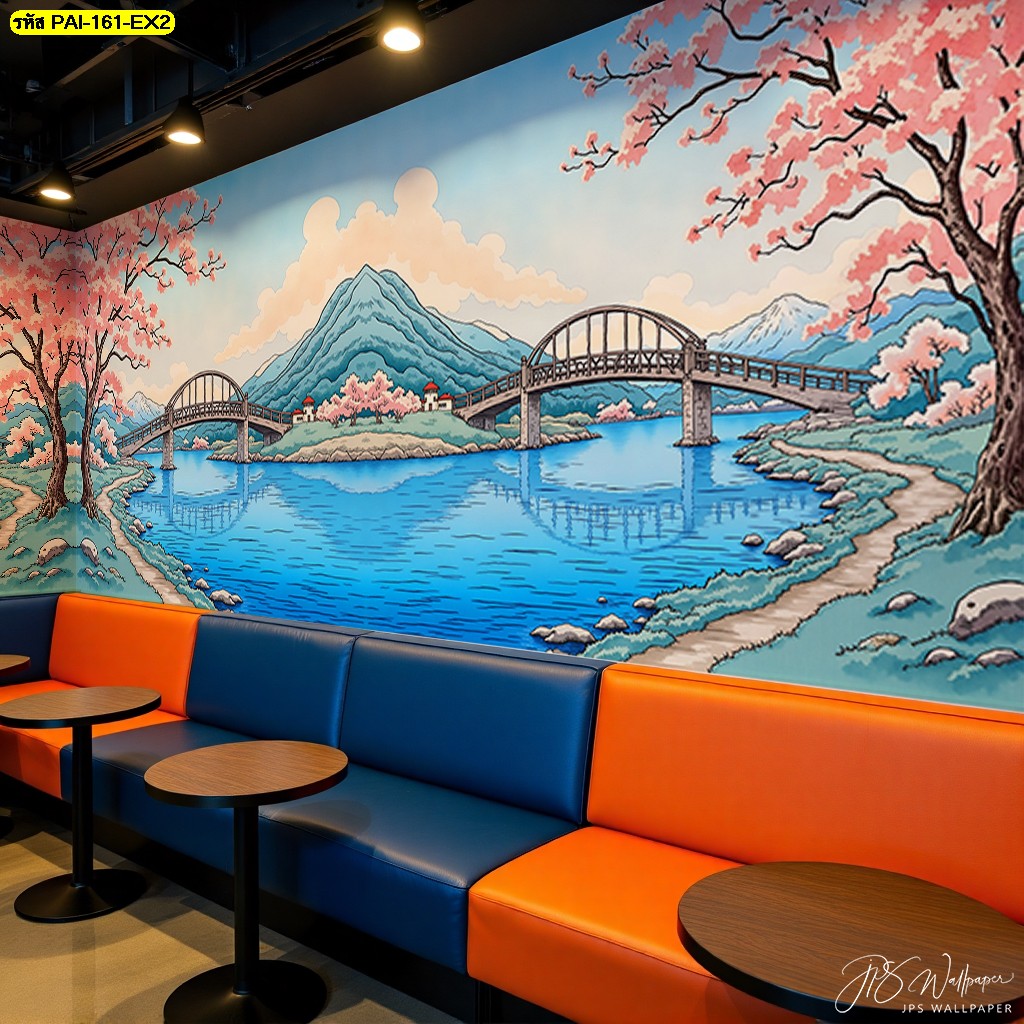 ภาพติดผนังวิวญี่ปุ่น เติมมุมถ่ายรูปสุดชิคให้ร้านอาหาร