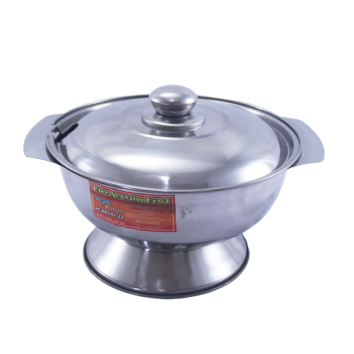 โถข้าวสแตนเลส 22ซม. PF-RB101-22