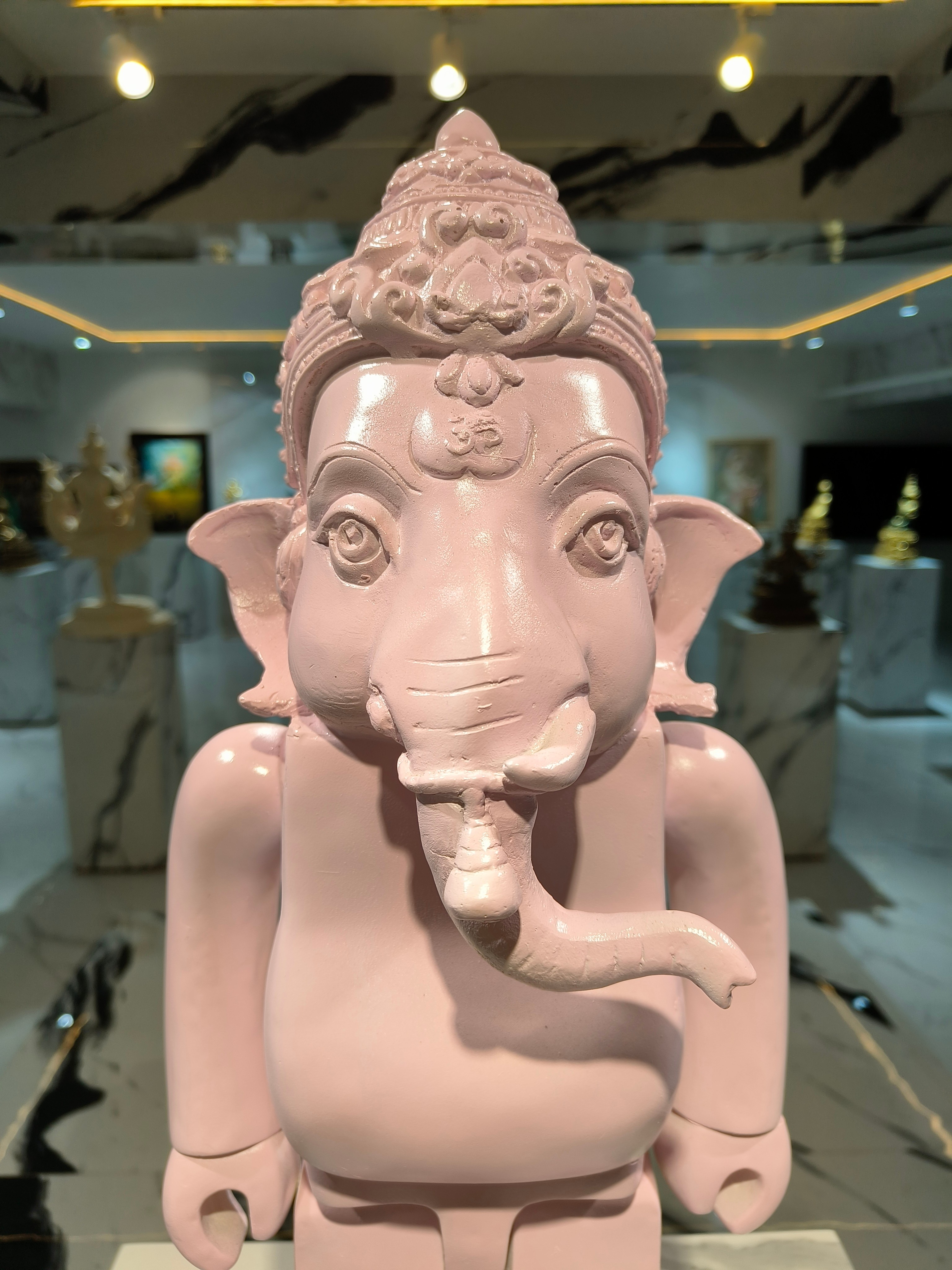 รูปหล่อ พระพิฆเนศ บริค Ganesha Brick (Religion Art toy) หน้าตัก 9 นิ้ว