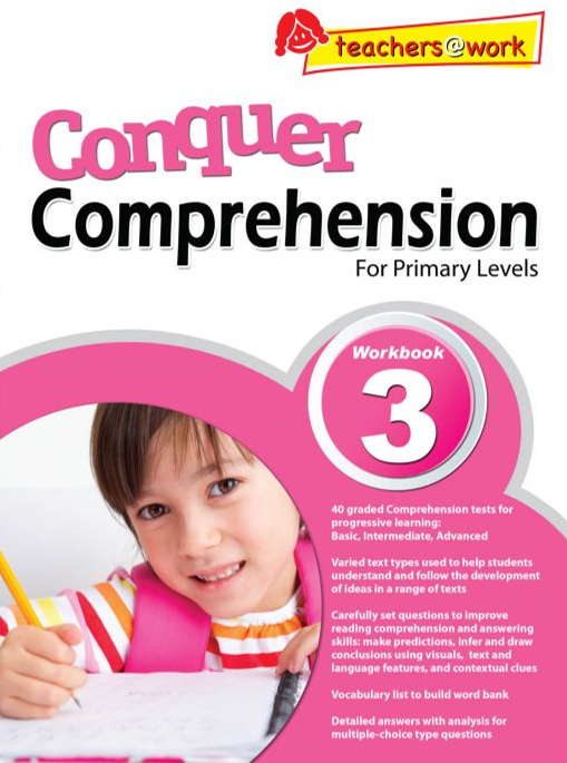แบบฝึกหัดการอ่านสรุปใจความภาษาอังกฤษ ป.3 Conquer Comprehension For Primary Levels Workbook 3