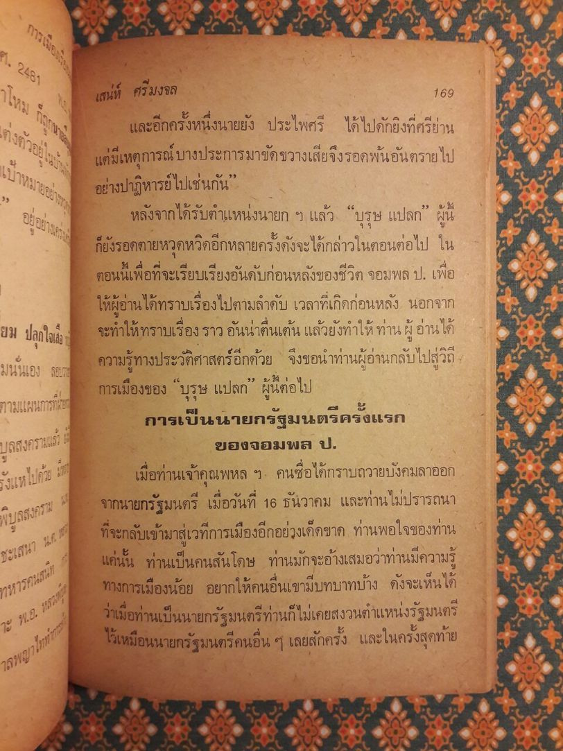 การเมืองเรื่องนายก