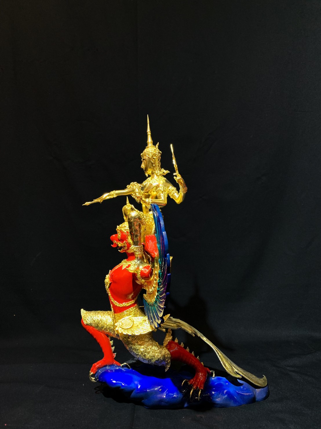 เทวรูป พระนารายณ์ทรงครุฑ หน้าตัก 9 นิ้ว