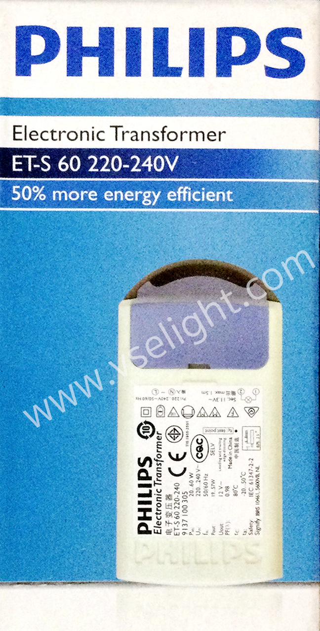 บัลลาสต์อิเล็กทรอนิกส์ ET-S 12V 60w Philips