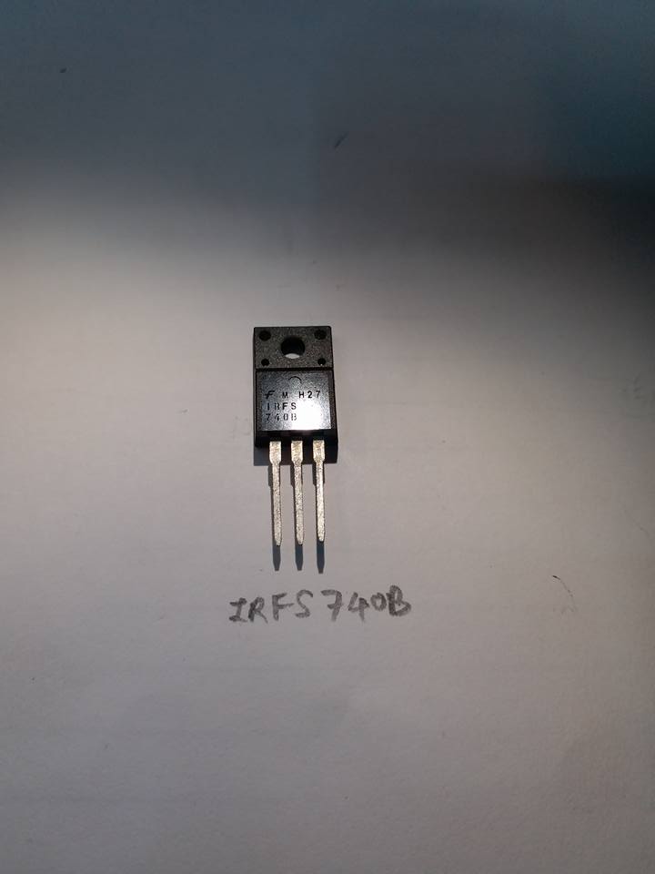 ขาย IRFS740B ตัวถังTO-220Fยี่ห้อFAIRCHILDของแท้ทรานซิสเตอร์ขยายเสียงราคาตัวล่ะ บาท
