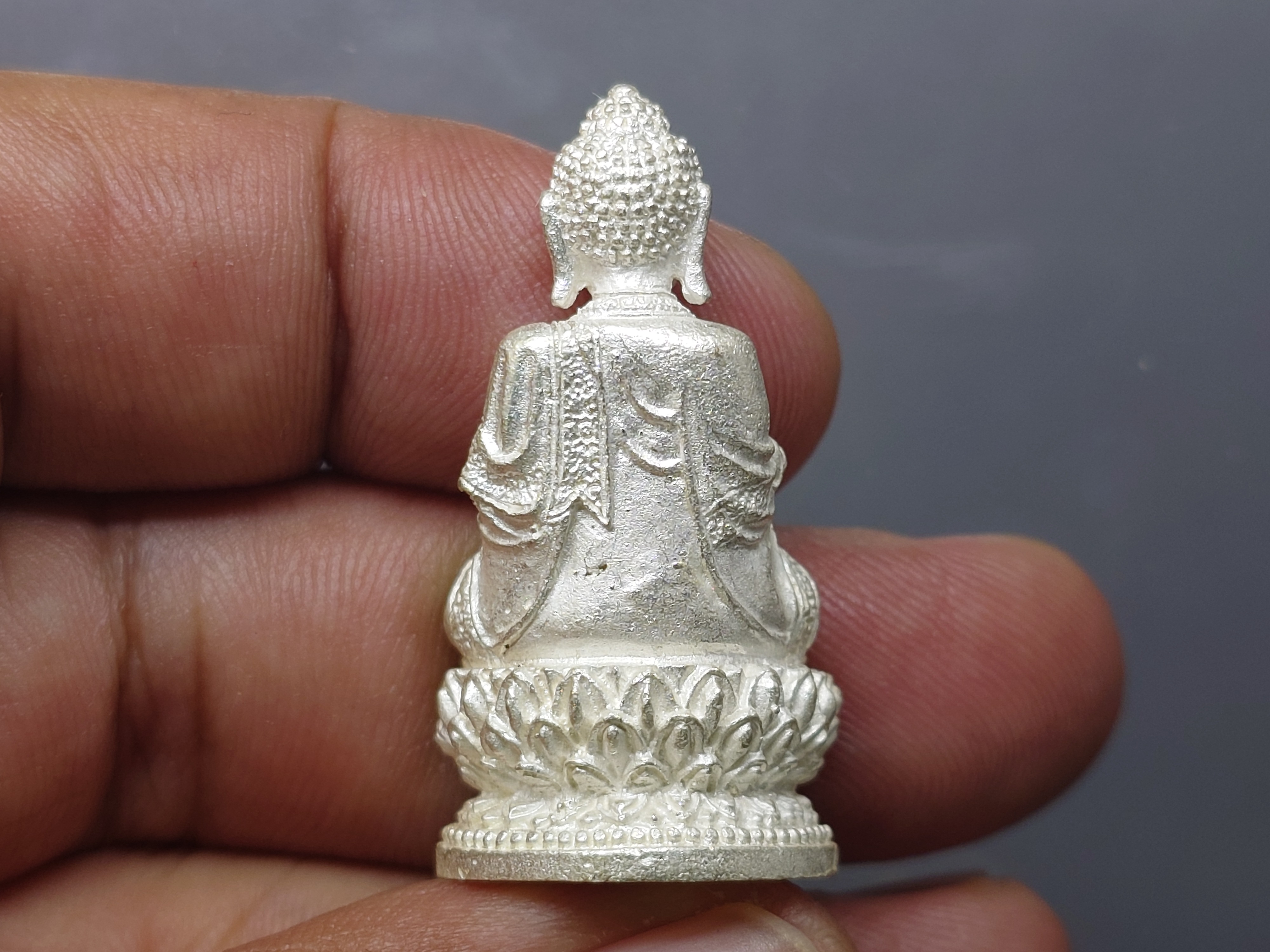 พระกริ่งจีน ต้าเยิ่นถะ ญสส รุ่นแรก เนื้อเงิน รุ่นจาริกเมืองจีน ปี2536 พร้อมกล่องเดิม