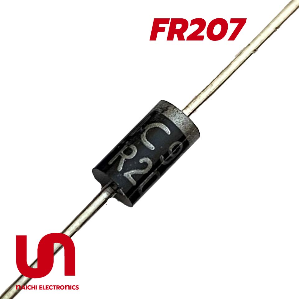 ไดโอด FR207 , DO-15 , 1000V/2A