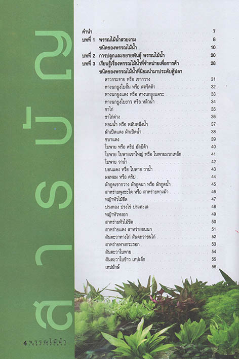 การปลูกและดูแลรักษา พรรณไม้น้ำ