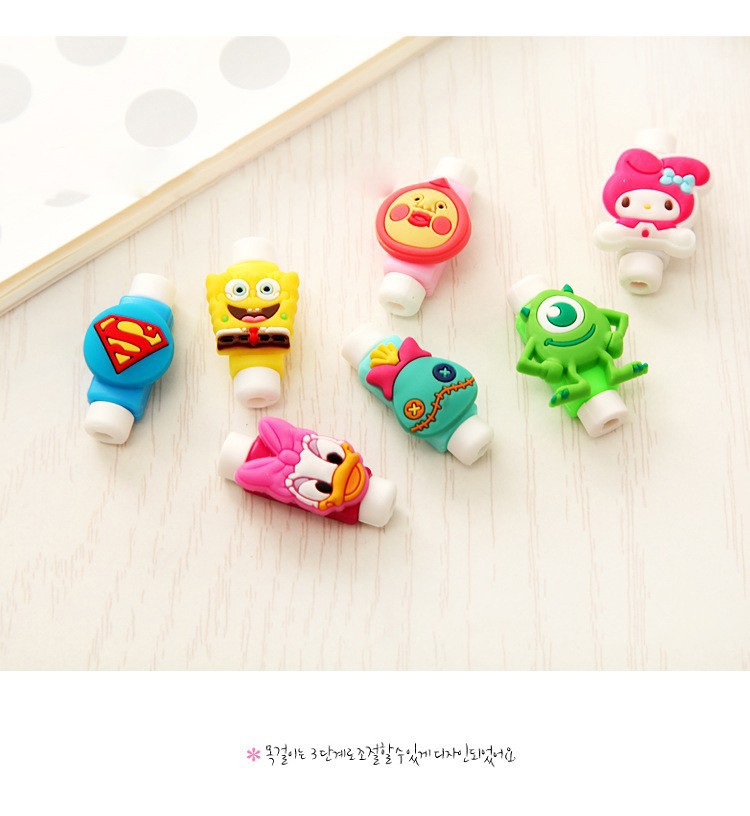 MUISUNGSHOP (20 ชิ้น) คละลาย ที่ล๊อค ตัวล็อก กันสายชาร์จหัก ถูกที่สุด 20 ชิ้น ตัวล็อคถนอมสายชาร์จ คละลาย