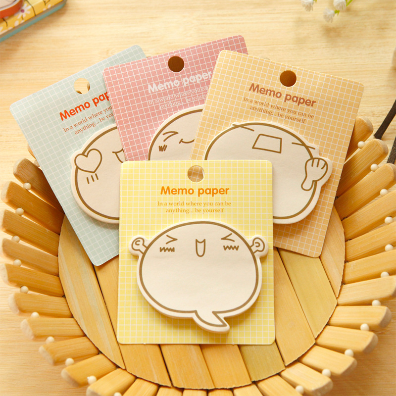 MUISUNGSHOP (1 ชิ้น) โพสอิท Sticky note กระดาษโน๊ต emote คละแบบ post-it