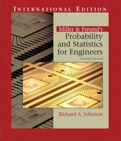 Miller Freund's Probability and Statistics for Engineers (IE) (1 BK./1 CD-ROM)
