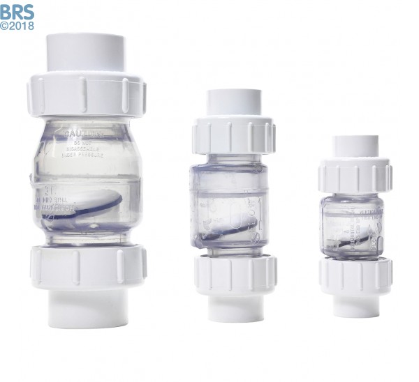 เช็ควาล์ว ยูเนี่ยน เกรด USA (25มิล) สีขาว