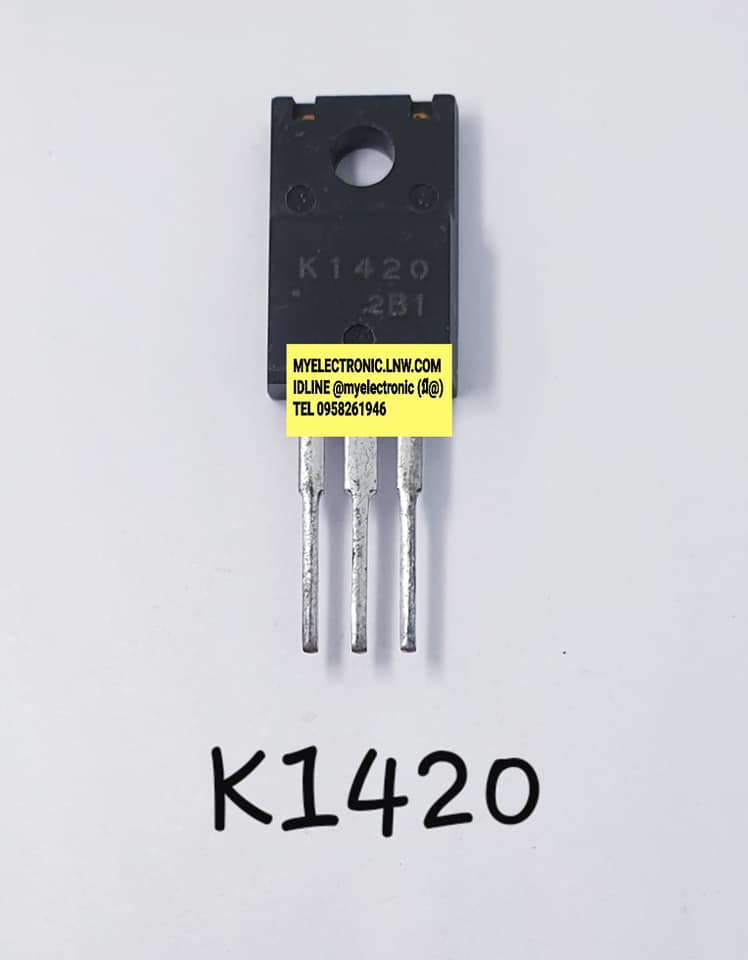 2SK1420ยี่ห้อตัวถังTO220F/3ขาราคาตัวละบาท