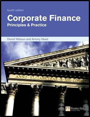 Corporate Finance : Principles Practice 4th edition ISBN 9780273706441