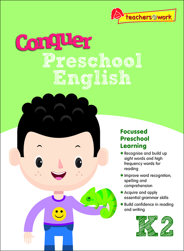 แบบฝึกหัดภาษาอังกฤษระดับอนุบาล Conquer Preschool English K2