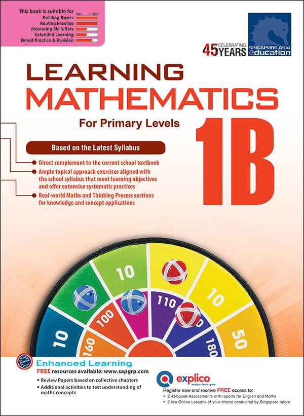 แบบฝึกหัดคณิตศาสตร์ ป.1 Learning Mathematics For Primary Levels 1B
