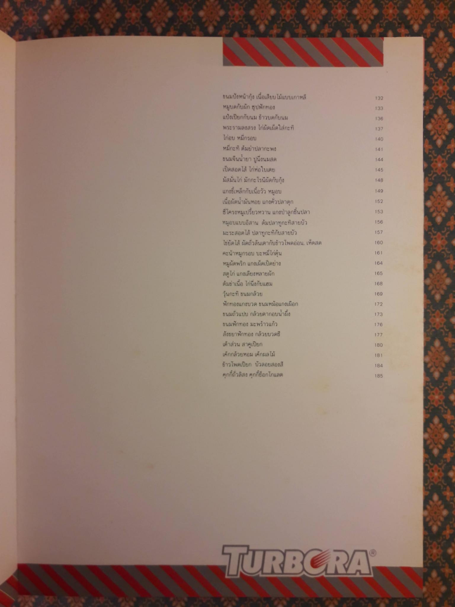 ตำราประกอบอาหารด้วยเตาไมโครเวฟ MICROWAVE COOK BOOK TURBORA