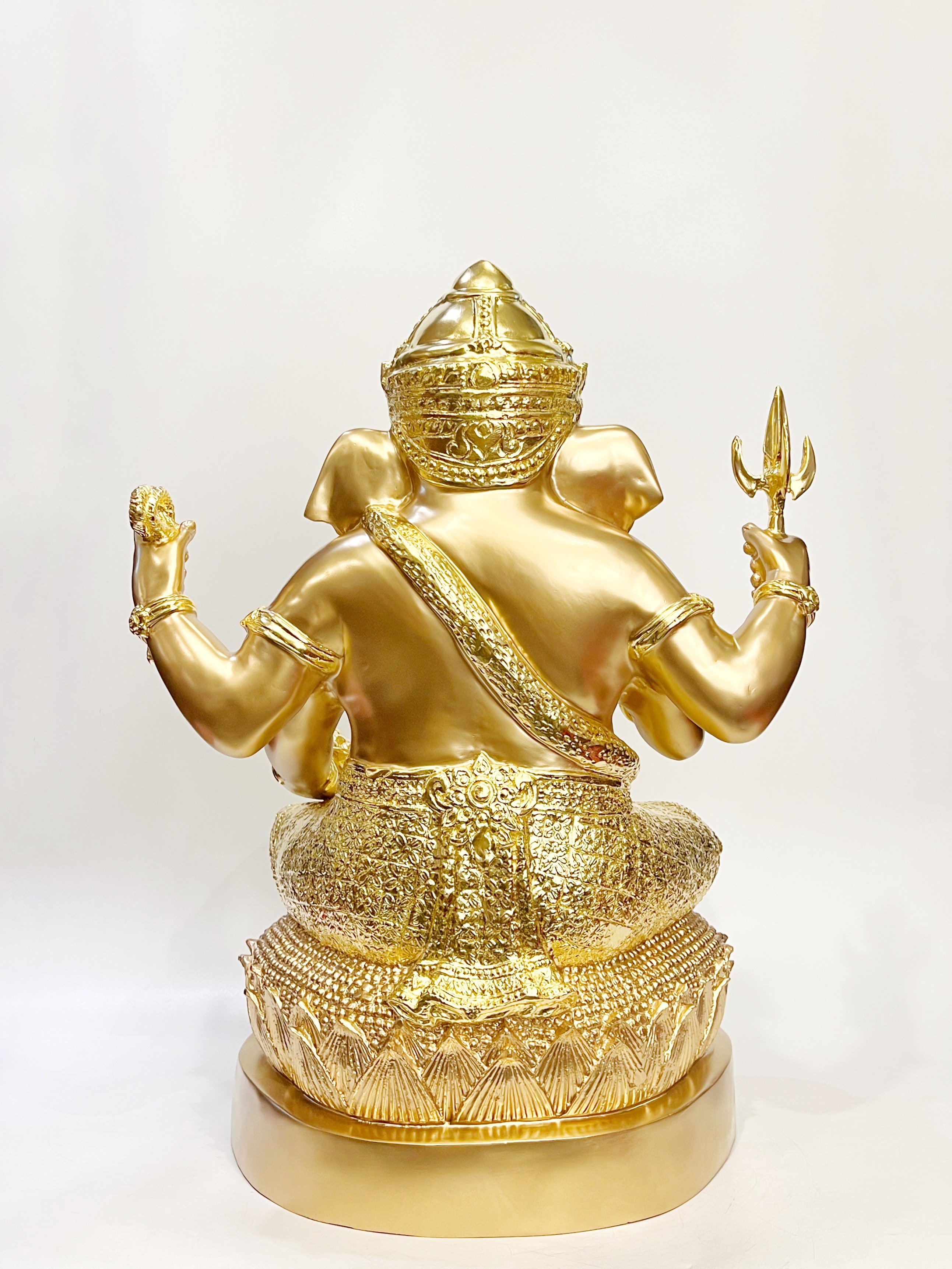 รูปหล่อ พระพิฆเนศ ปางเอกทันตะ หน้าตัก 16 นิ้ว (นั่งบัวห้อยขา)