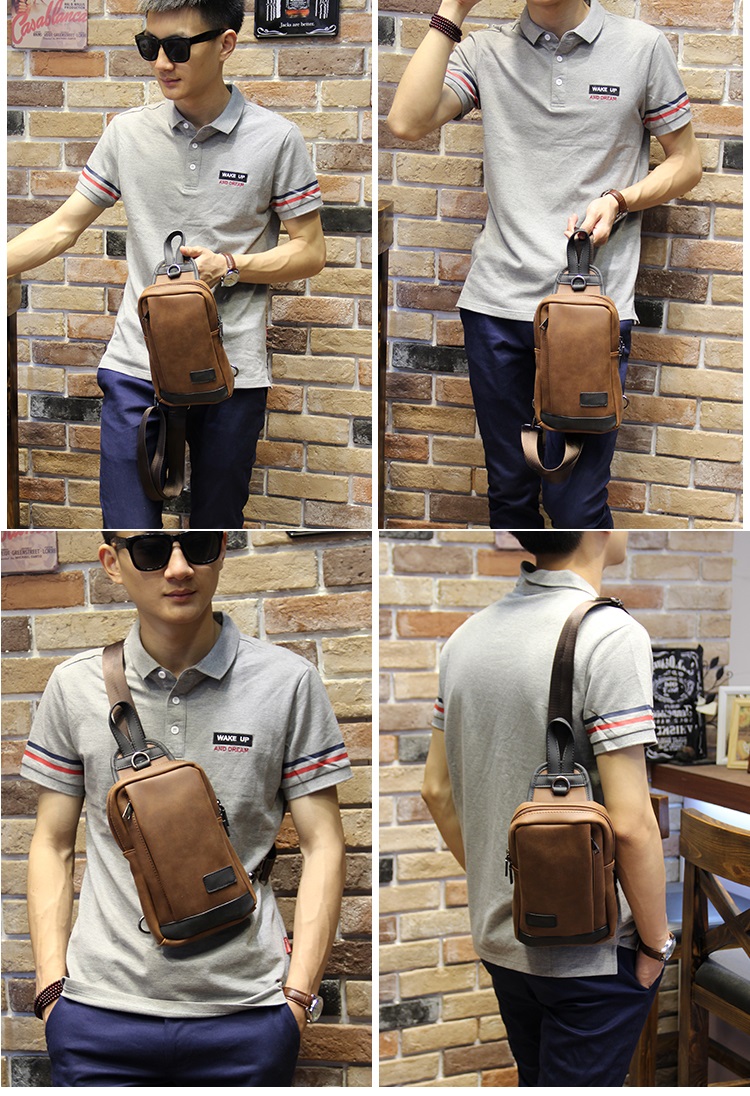 กระเป๋าคาดอกผู้ชาย รหัส B005