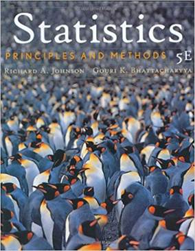 Statistics: Principles and Methods 9780471656821
