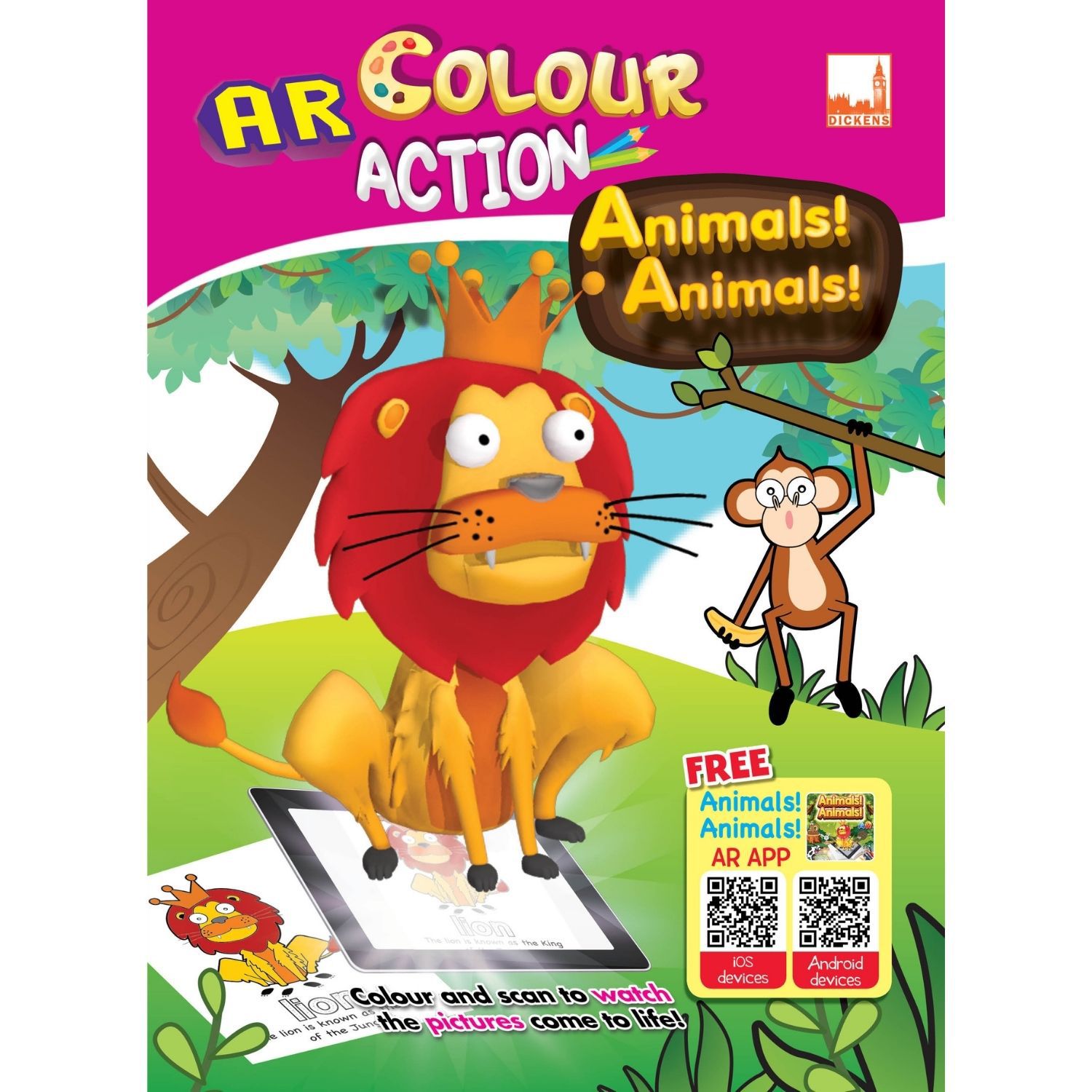 AR COLOUR ACTION - ANIMALS! ANIMALS!