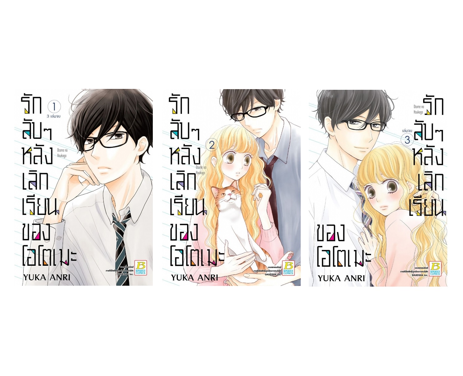 หนังสือการ์ตูนเรื่อง รักลับๆ หลังเลิกเรียนของโอโตเมะ เล่ม 1-3 (จบ)