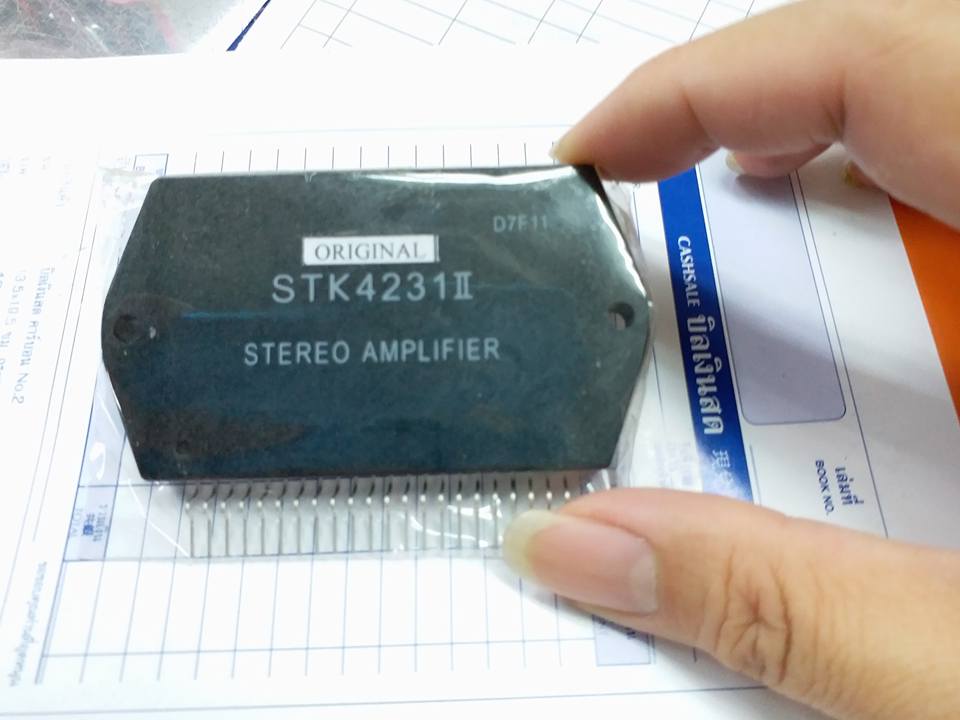 ขาย STK4231II ไอซี IC เพาว์เวอร์แอมป์สเตอริโอsterio power ยี่ห้อ ราคา ตัวละ . . . . หน่วย บาท