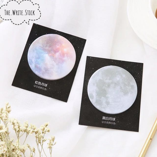 MUISUNGSHOP โพสอิท กระดาษโน๊ต ลายดาวเคราะห์ สไตล์เกาหลี