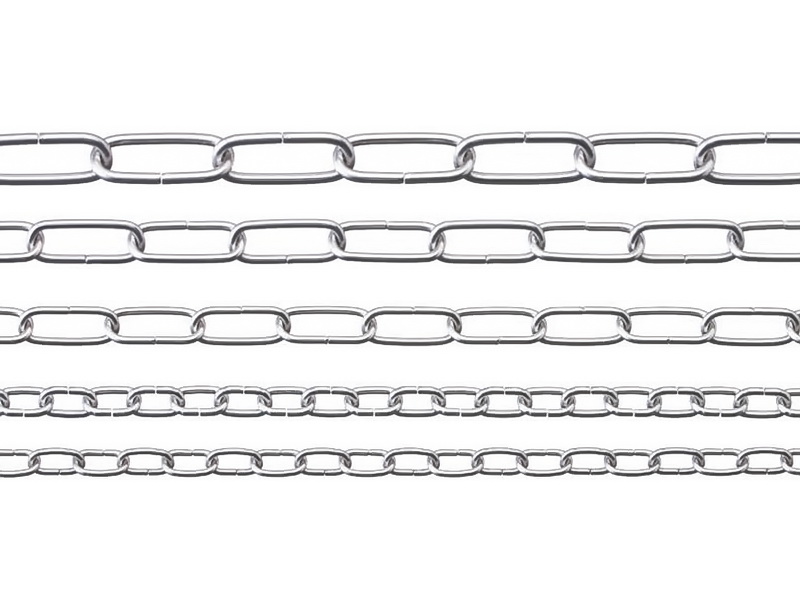 โซ่แบบไม่เชื่อม สแตนเลส 304 / SUS304 LINK CHAIN (NON-WELDING)