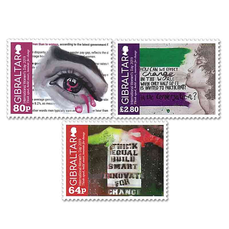 Gibraltar Stamp, 2019 International Women's Day