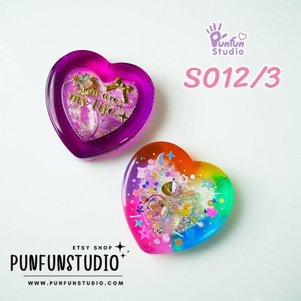 แม่พิมพ์ซิลิโคน SHAKE S012/2 หัวใจหนา A แบบกลวง