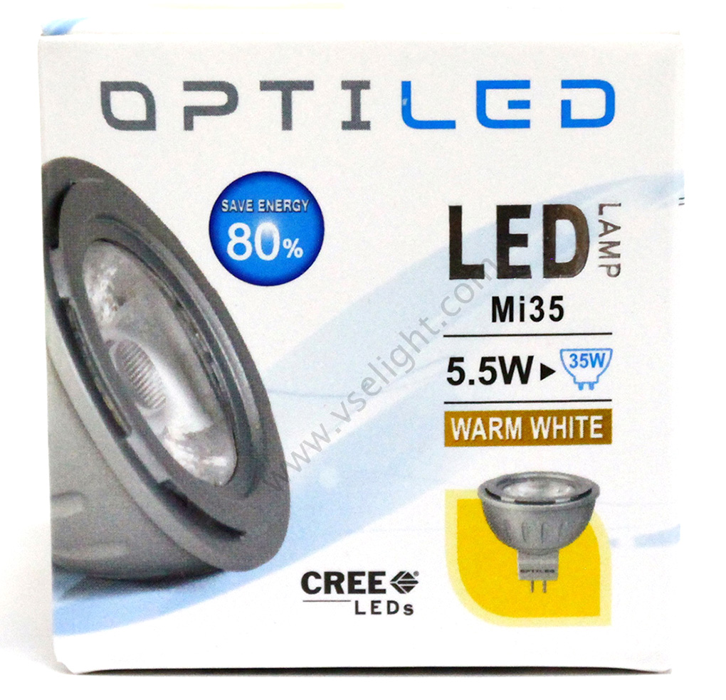 หลอด LED MR16 OPTILED 5.5w แสง Warm white