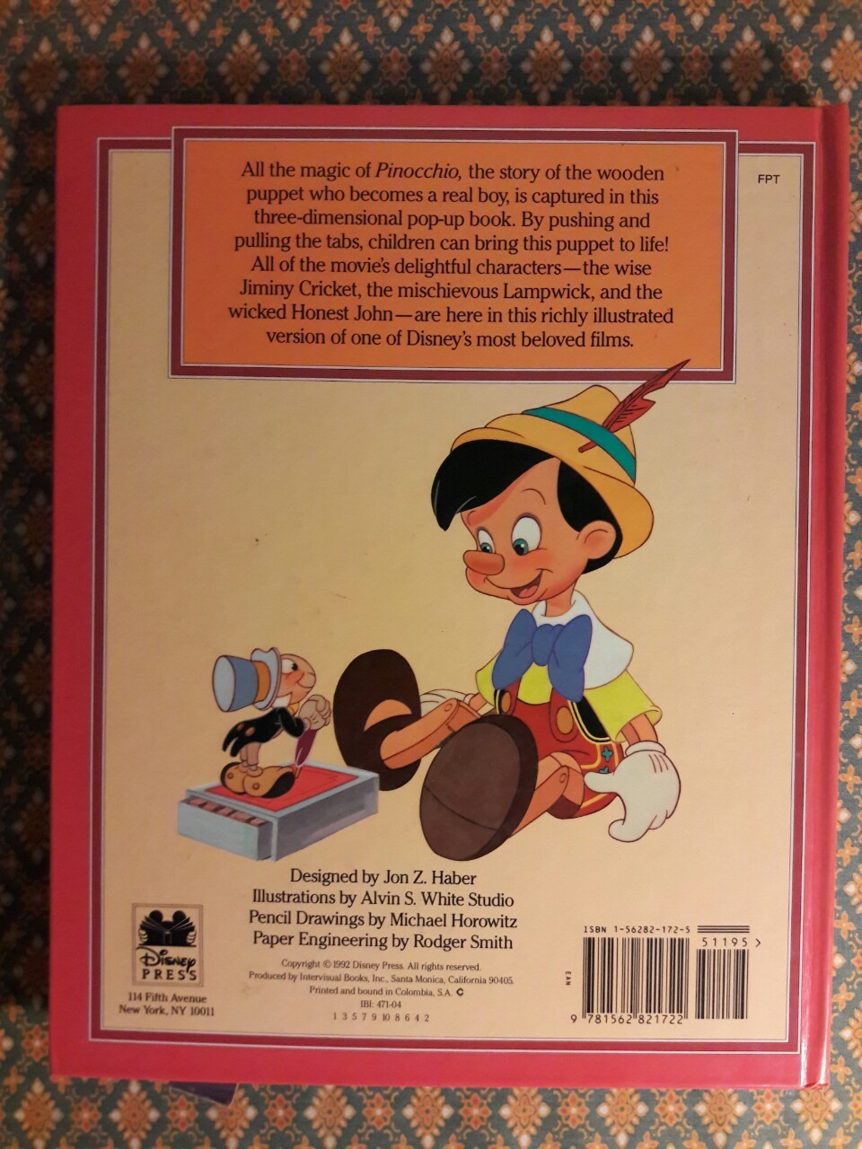Pinocchio Pop – Up Book