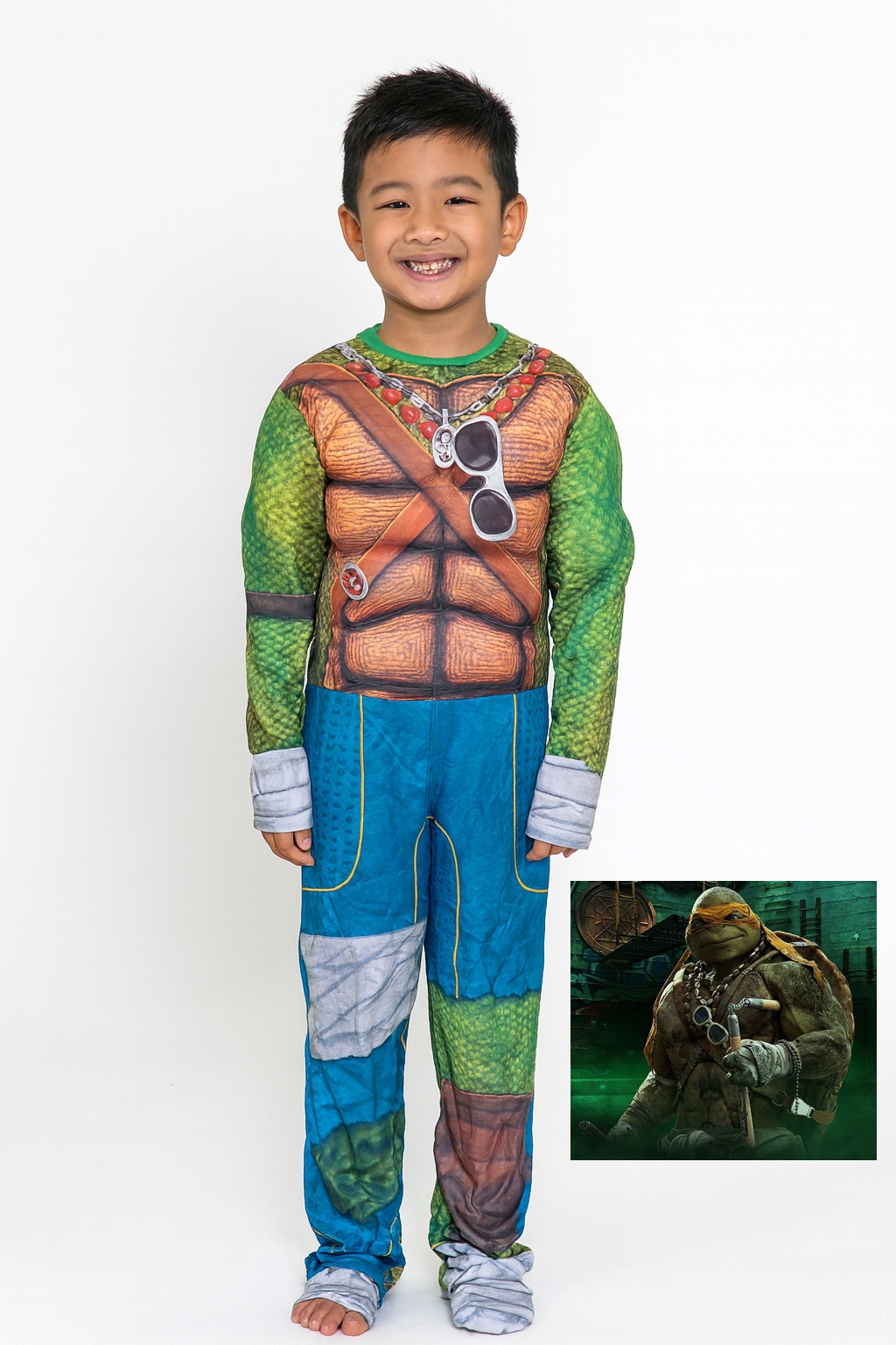 7C359 ชุดเด็ก ชุดเต่านินจา ชุดนินจาเต่า ชุดนินจา ชุดเต่า Children Teenage Mutant Ninja Turtles Costume