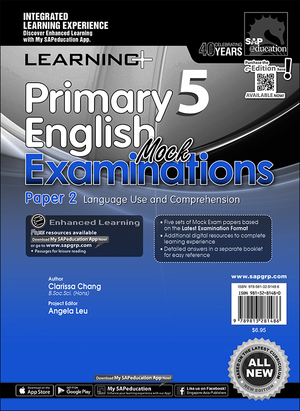 แบบทดสอบภาอังกฤษ ป.5 Primary 5 English Mock Examinations