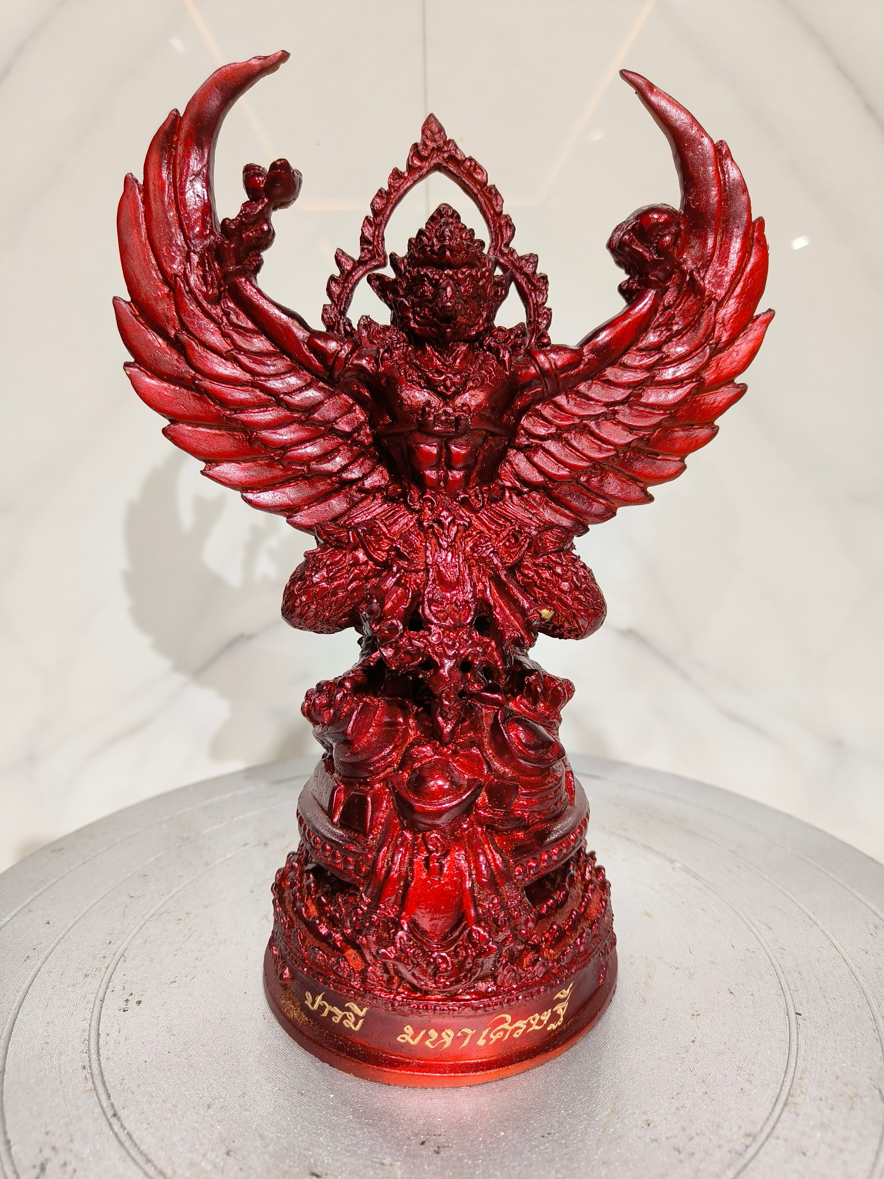 รูปหล่อ พญาครุฑ รุ่น ปารมี เศรษฐี หน้าตัก 5 นิ้ว