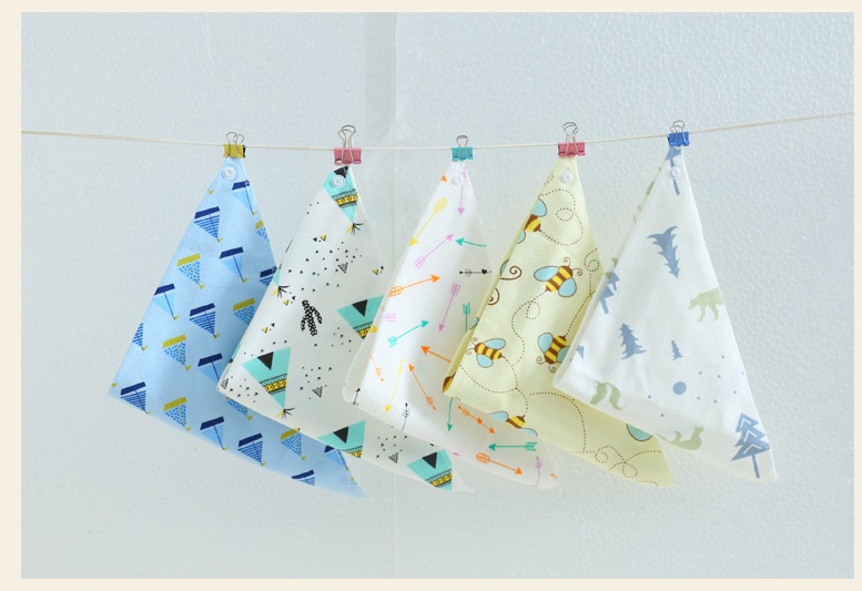 Muisungshop- 5 และ 10 ผืน Babybibs ผ้าซับน้ำลายเด็ก คละลาย