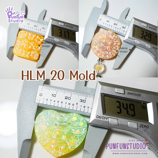 HLM 20 / Hologram Mold / Use with Epoxy resin / Silicone Mold